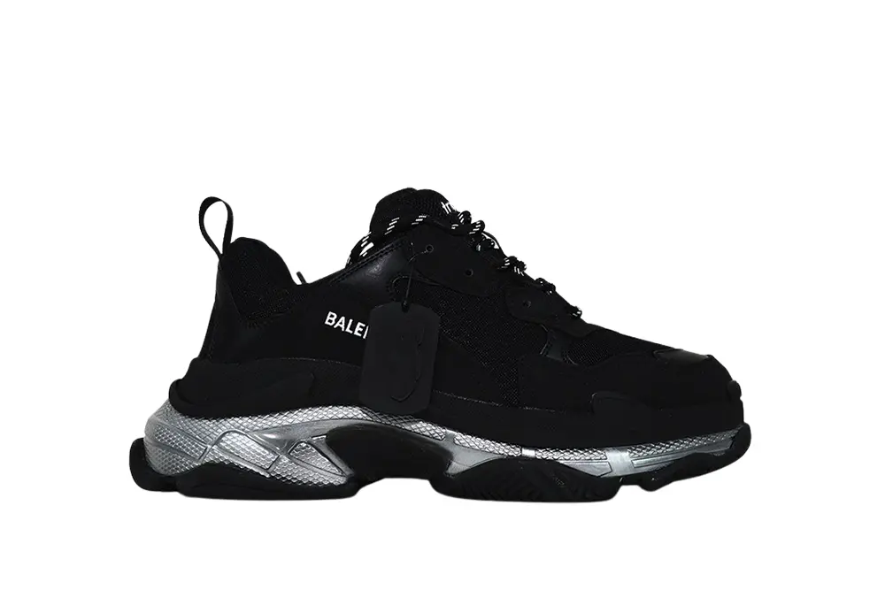 BALENCIAGA TRIPLE S SNEKAER “Black Silver”