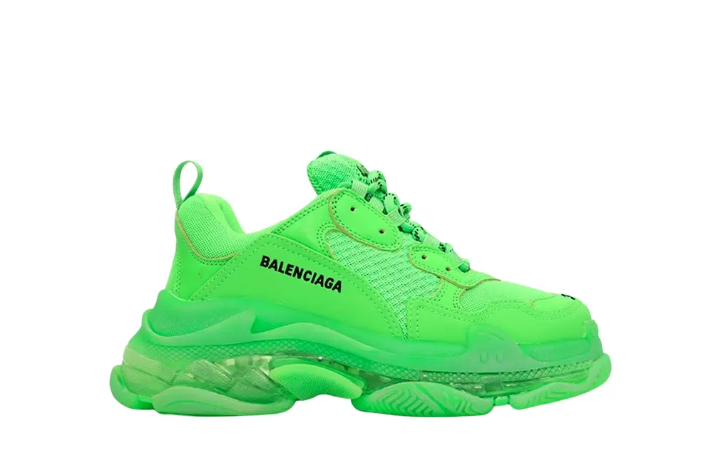 BALENCIAGA TRIPLE S GREEN REPLICA - Image 2