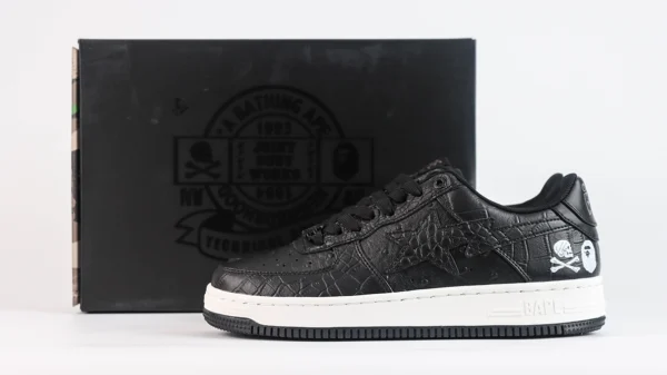 Neighborhood x Bapesta ‘Black Crocodile & Ostrich’ Reps - Image 3
