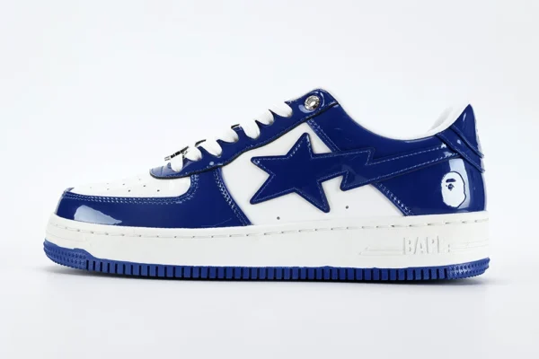 A BATHING APE BAPE STA LOW  DARK BLUE - Image 4