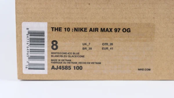 Air Max 97 Off-White White - Image 12