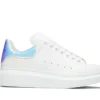 ALEXANDER MCQUEEN  LEATHER PLATFORM TRAINERS SNEAKERS-LASER REPLICA
