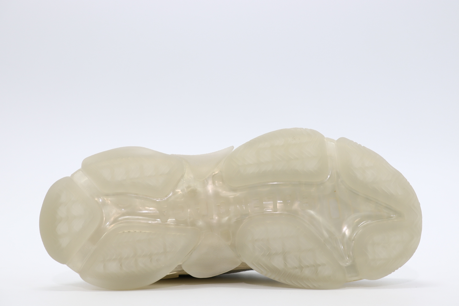 BALENCIAGA TRIPLE S CLEAR SOLE SNEAKER WHITE REPLICA - Image 8