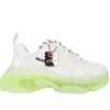 BALENCIAGA TRIPLE S SNEAKER-WHITE GREEN REPLICA
