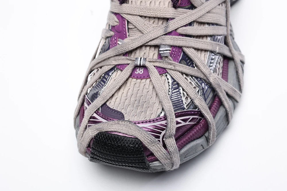 Balenciaga 3XL lace-up Sneakers Purple - Image 6