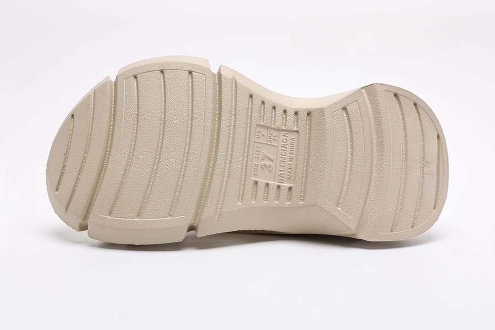 Balenciaga Mold Slide Sandal Beige - Image 3