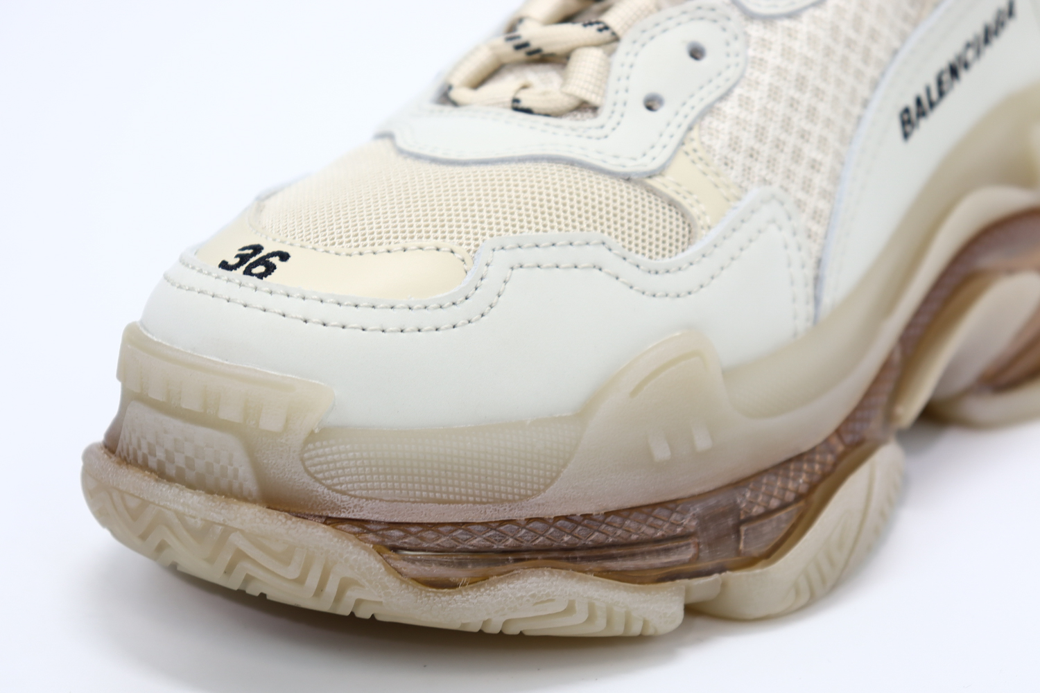Balenciaga Triple S -Champagne Replica - Image 4
