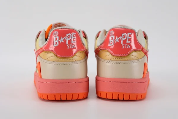 A Bathing Ape Bape SK8 Sta Orange Reps - Image 6