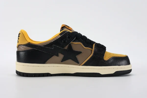 A Bathing Ape Bape SK8 Sta Vintage Black Yellow - Image 5