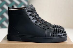 Christian Louboutin Lou Spikes High Top black