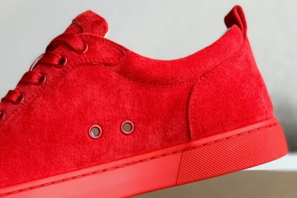 Christian Louboutin Louis Junior Spikes Flat Rougissime - Image 7