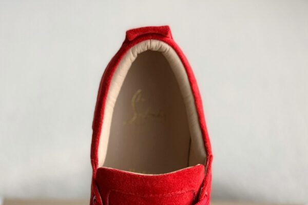 Christian Louboutin Louis Junior Spikes Flat Rougissime - Image 6