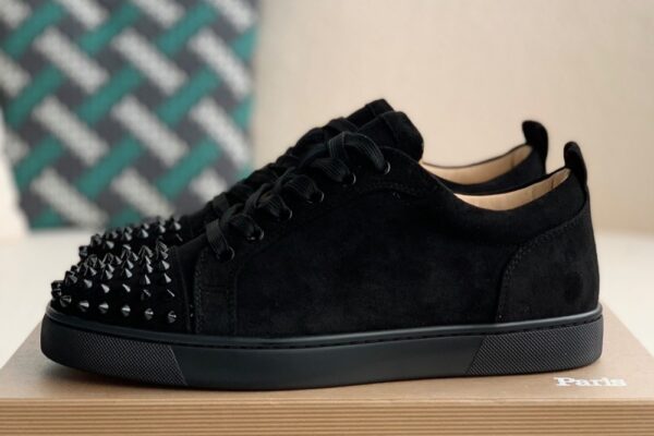 Christian Louboutin Vieira Spikes Black Suede - Image 9