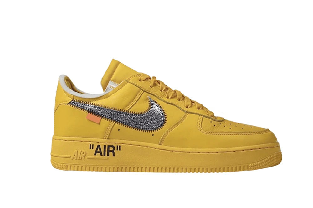 Off-White x Nk Air Force 1 “University Gold” Replica - Image 2