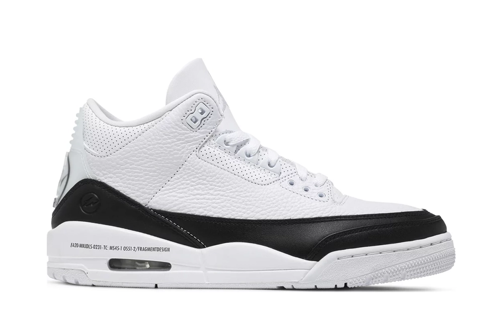 Fragment Design x Air Jordan 3 Retro SP ‘White’ - Image 2