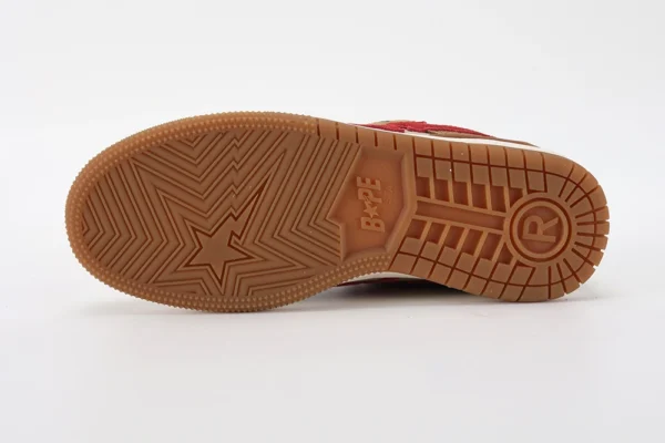A Bathing Ape Sk8 Sta Wheat Red - Image 5
