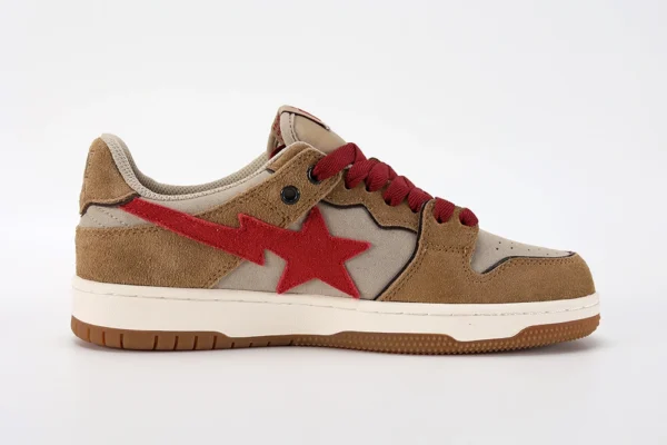 A Bathing Ape Sk8 Sta Wheat Red - Image 4
