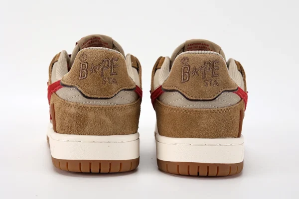 A Bathing Ape Sk8 Sta Wheat Red - Image 6