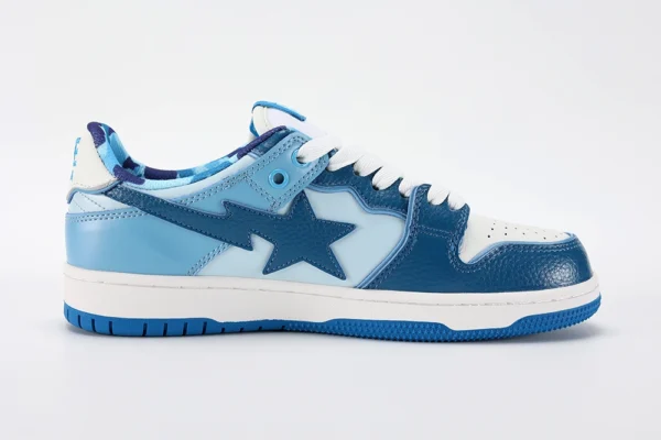 A Bathing Ape Bape SK8 Sta ABC Camo Blue (2022) - Image 5