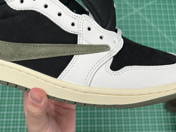 Travis Scott Air Jordan 1 Low OG “Olive” Quality Reps - Image 5
