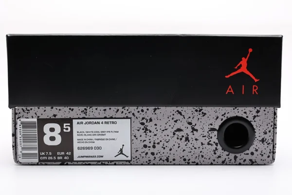Jordan 4 Retro Fear Pack (2013) Quality Replica - Image 11