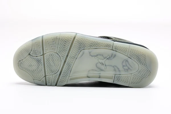 KAWS x Air Jordan 4 Retro Olive Black Reps (Custom Version) - Image 4