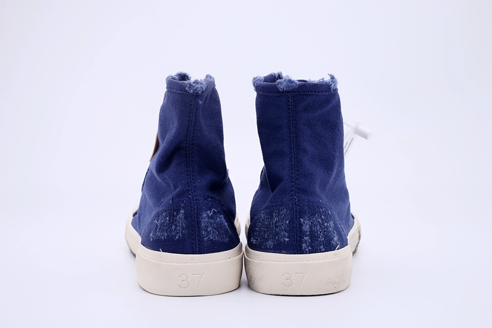 BEST QUALITY REPLICA BALENCIAGA PARIS LOW SNEAKER IN BLUE HIGH - Image 3