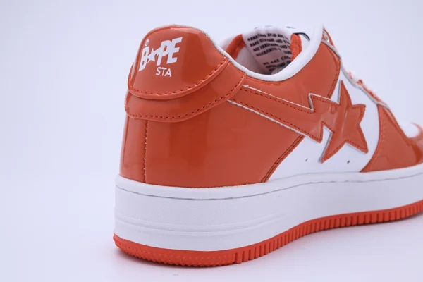 A Bathing Ape Bape Sta Low Orange - Image 5