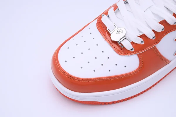 A Bathing Ape Bape Sta Low Orange - Image 4