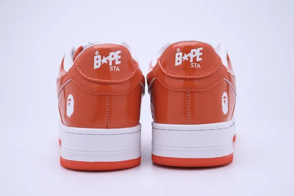 A Bathing Ape Bape Sta Low Orange - Image 3