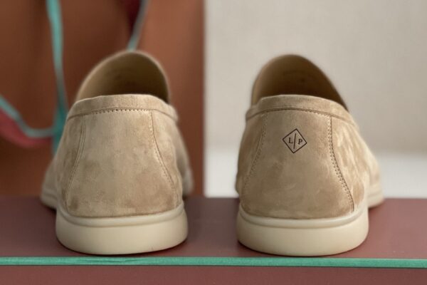 Loro Piana Summer Walk Loafers Suede - Beige - Image 3