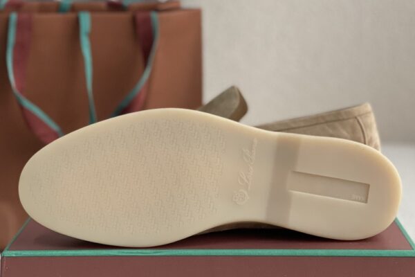 Loro Piana Summer Walk Loafers Suede - Beige - Image 5