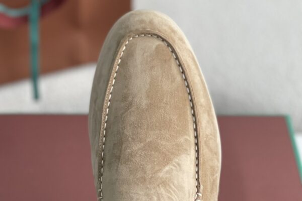 Loro Piana Summer Walk Loafers Suede - Beige - Image 7