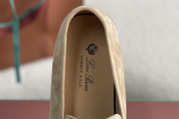 Loro Piana Summer Walk Loafers Suede - Beige - Image 8