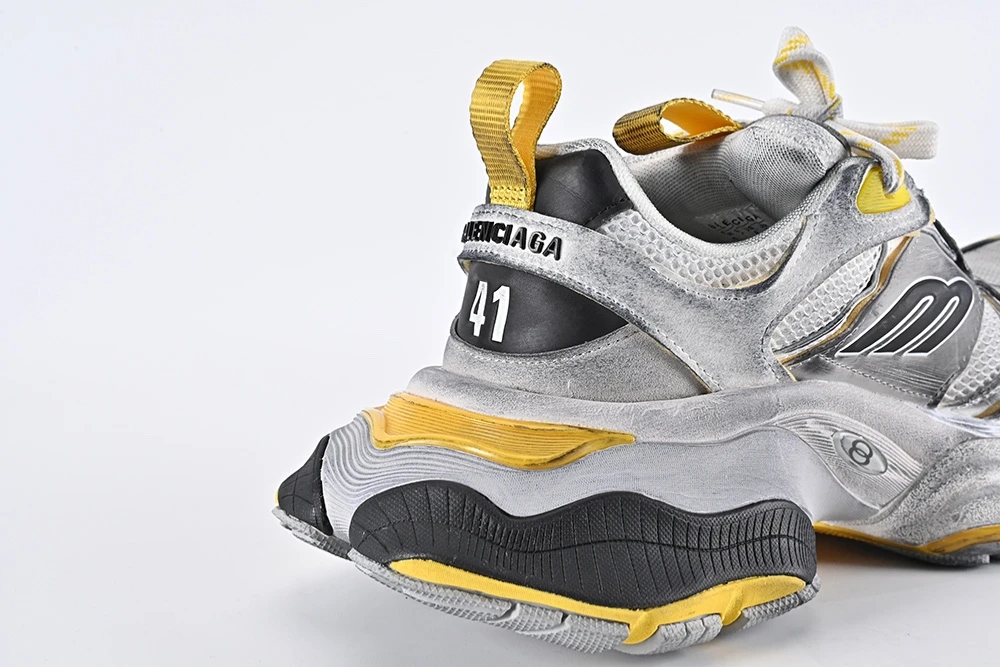 MEN’S CARGO SNEAKER IN GREY BLACK AND YELLOW REPS - Image 5