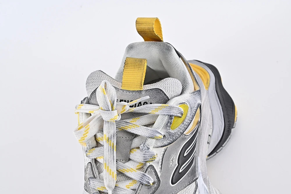 MEN’S CARGO SNEAKER IN GREY BLACK AND YELLOW REPS - Image 7