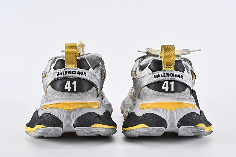 MEN’S CARGO SNEAKER IN GREY BLACK AND YELLOW REPS - Image 8