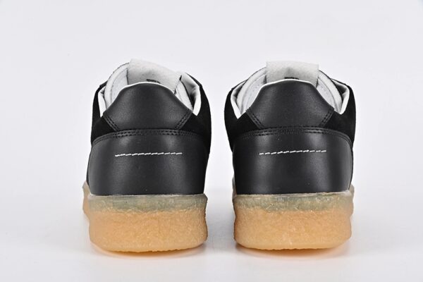 Margiela Lace-up Low-top Sneakers Black - Image 5