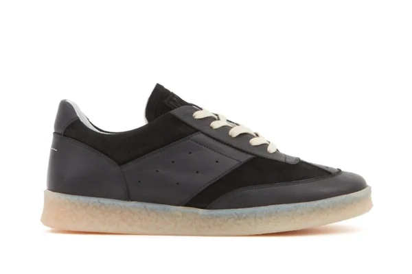 Margiela Lace-up Low-top Sneakers Black - Image 2