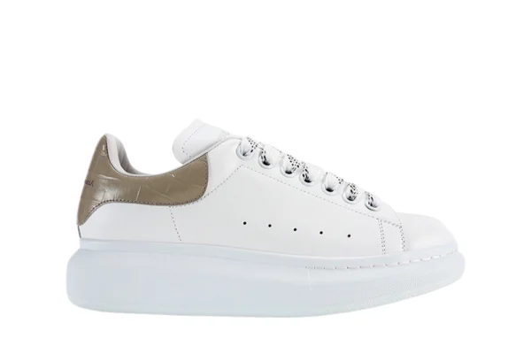 McQueen Oversized Rice Gray Crocodile - Image 2