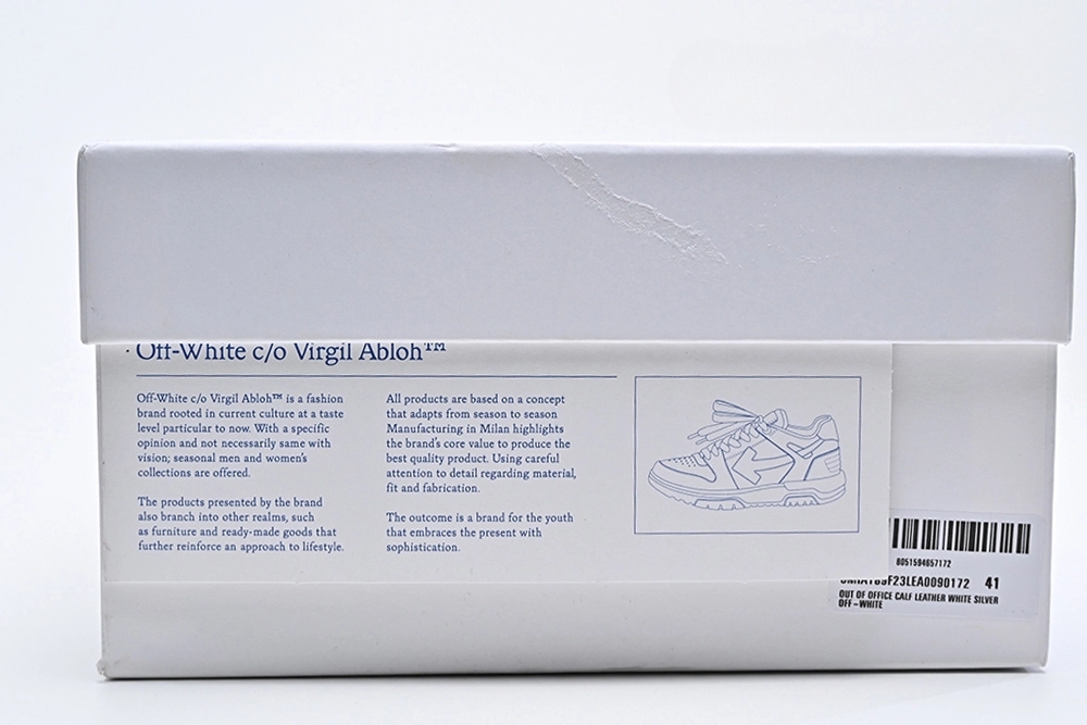 OFF-WHITE OUT OF OFFICE ‘WHITE SILVER’ - Image 6