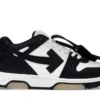 OFF-WHITE Out Of Office OOO Low Tops White Black White