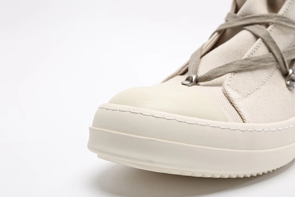 Rick Owens DRKSHDW Strobe Cotton Nylon Hexa High ‘Pearl Milk’ - Image 6