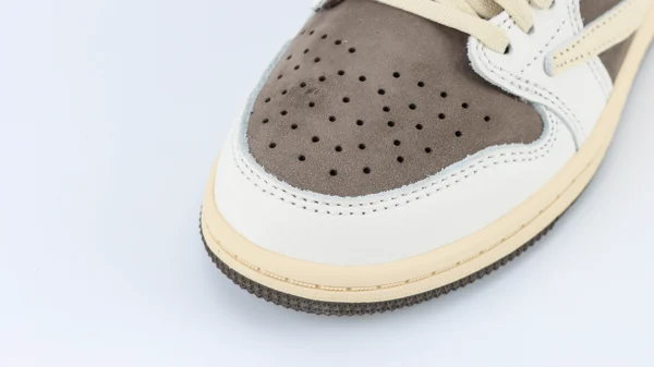 KID SIZE  Travis Scott x Air Jordan 1 Low OG PS ‘Reverse Mocha’ - Image 3