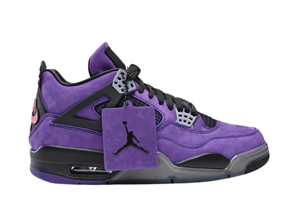 Travis Scott x Air Jordan 4 “Purple” - Image 2
