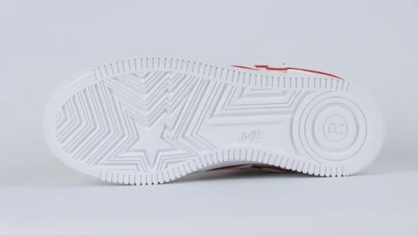 Bapesta #8 M1 ‘White Red’ Reps - Image 5