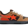A Bathing Ape Bape SK8 Sta Brown Orange