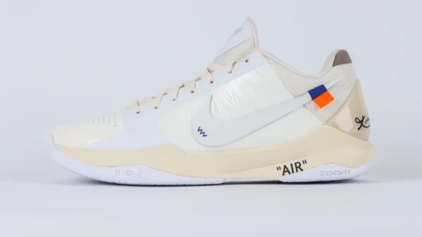 Off-White x Nike ZOOM KOBE 5 “Sail” Reps - Image 4