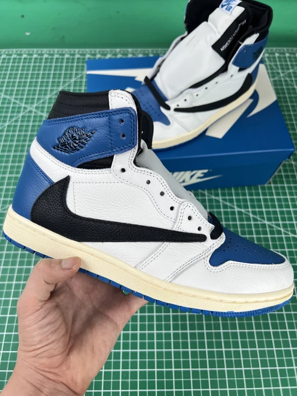 Travis Scott Fragment Design Jordan 1 High SALE - Image 8