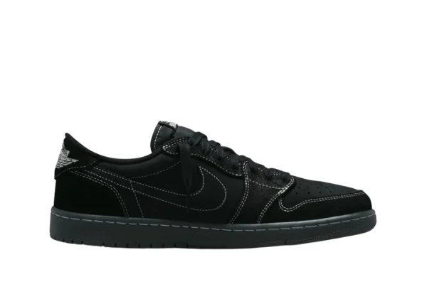 1:1 Jordan 1 Low Travis Scott Black Phantom Replica - Image 2